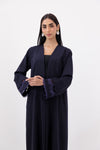 MK ABAYA: SCALLOPED LACE LINES