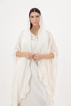 SLITED ORGANZA CHIFFON COVER UP