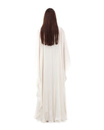 SLITED ORGANZA CHIFFON COVER UP