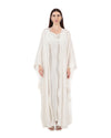 SLITED ORGANZA CHIFFON COVER UP