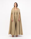STRAPLESS DRESS WITH HOOD