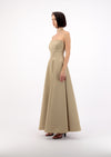 STRAPLESS DRESS WITH HOOD