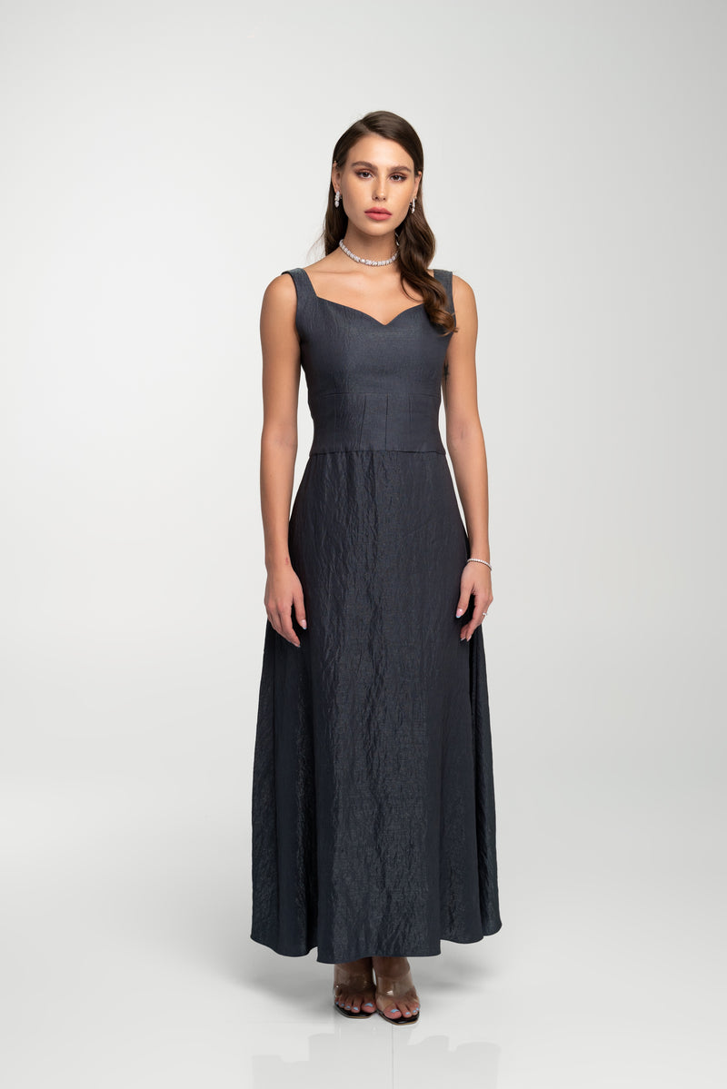 SLEEVELESS DRESS X FLOOR LENGTH SLEEVES COVER UP