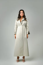 ONE BUTTON COAT DRESS