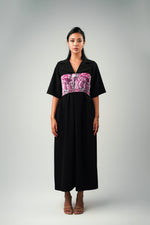 OVERSIZED SHIRT DRESS WITH ELASTIC BELT
