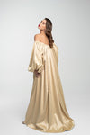 STRAPLESS DRESS X OFF-SHOULDER COVER UP