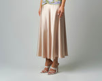 SILK SATIN SKIRT