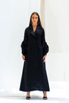 SATIN COAT DRESS