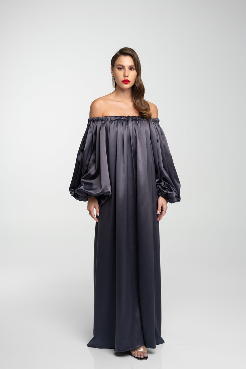 STRAPLESS DRESS X OFF-SHOULDER COVER UP