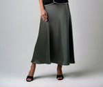 SILK SATIN SKIRT