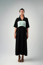 OVERSIZED SHIRT DRESS WITH ELASTIC BELT