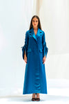 SATIN COAT DRESS