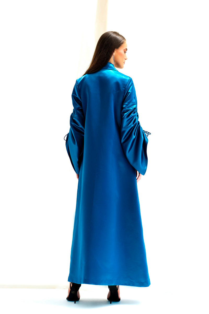 satin coat dress Raliana brocade coat dress